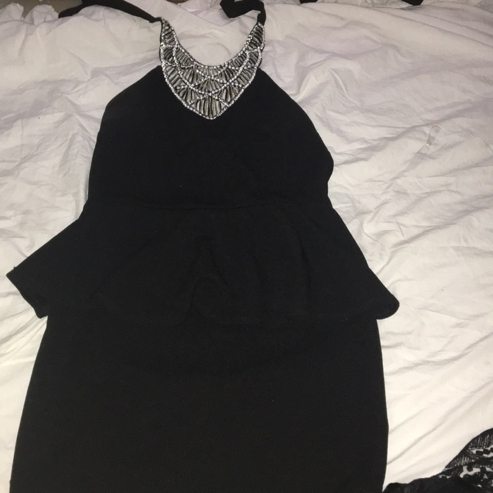 Black hoco dress